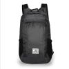 Lightweight Portable Foldable Backpack for Women Men Travel Hiking - Black - Sports Bag