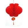 20 Pack Chinese Small Red Lanterns for New Year Spring Festival Celebration 7.9" - Default