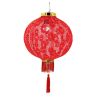 Chinese Cloth Red Lantern Decorations for Chinese New Year Spring Festival 14" - Default