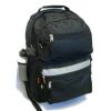 19 Inch Large Backpack with Water Bottle, Unisex. teen-adult - Black