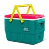 Retro Picnic Basket 25qt Cooler - Dark Jade - Dark Jade