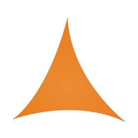 Waterproof Sunscreen Shelter Triangle Cover for Playground Outdoor - Orange - 4 x 4 x 4 m