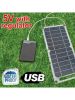 Portable 6W Solar Panel Fast USB Charging for Phones Camping - 6W