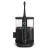 Waterpik Sonic-Fusion 2.0 Professional Flossing Toothbrush, Electric Toothbrush and Water Flosser Combo In One, White - black