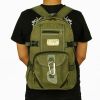 Blancho Backpack [The History Of Tenacious] Camping Backpack/ Outdoor Daypack/ School Backpack - BP-SL009-GREEN