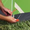 2-Person Weatherproof Dome Tent with E-Port;  1 Room;  Green - 2-Person
