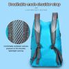 20L Unisex Lightweight Outdoor Backpack; Waterproof Folding Backpack; Casual Capacity Camping Bag For Travel Hiking Cycling Sport - Grey+Lake Blue