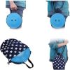 Portable Telescopic Stool, Camping Stool, Adjustable Collapsible Folding Chair - Blue