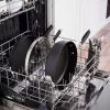 Nonstick with AquaShield 2.5qt Sauce Pan with Lid - black.