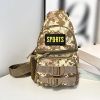 Multi-pocket Crossbody Camouflage Bag for Outdoor Camping Hiking - Khaki - Sports Bag