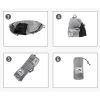 Lightweight Portable Foldable Backpack for Women Men Travel Hiking - Gray - Sports Bag