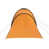 Camping Tent 6 Persons Gray and Orange - Grey