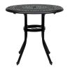 32*32*29" Outdoor Cast Aluminum Round Dining Table - as picture