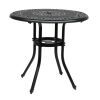 32*32*29" Outdoor Cast Aluminum Round Dining Table - as picture