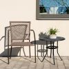 32*32*29" Outdoor Cast Aluminum Round Dining Table - as picture