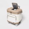 Soft Sided 26qt Roller Cooler - Tan