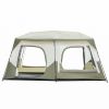 10 Person Camping Tent Setup in 60 Seconds with Rainfly & Windproof Tent with Carry Bag for Family Camping & Hiking - as picture