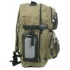 19 Inch Large Backpack with Water Bottle, Unisex. teen-adult - Olive Green