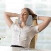 Noise Canceling Travel Pillow,gifts,Anti-fatigue - as picture