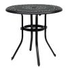 32*32*29" Outdoor Cast Aluminum Round Dining Table - as picture