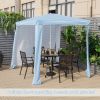 Foldable Easy-Assembly Sun-Shade Shelter Beach Canopy - Style B - 6.6' x 6.6'